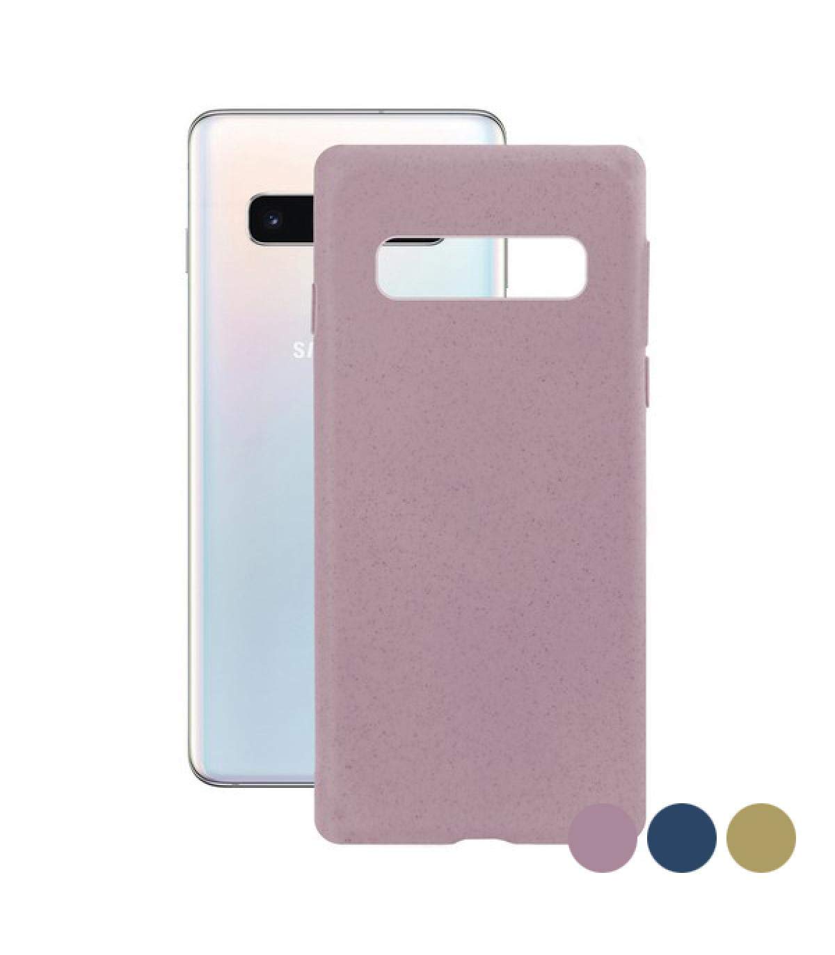 BigBuy Tech S1903441 Case for Samsung Galaxy S10 Eco-Friendly, Blue