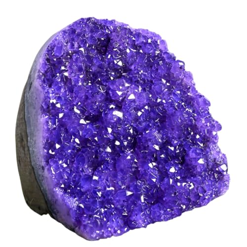 Cluster d'améthyste violette brute de qualité supérieure 15cm