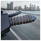 2PCS 3.6Ft Wrap-Around Motorcycle Grips,Anti-Slip Motorcycle Handlebar Grips with Air Vent Holes,Universal & Shock-Absorbing Dirt Bike Accessories for Motorcycles & Bikes