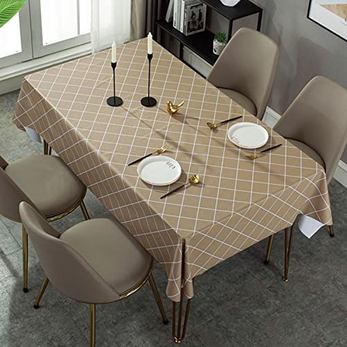 Necalisi Mantel de PVC de 140 x 300 cm, impermeable, lavable, resistente al polvo, para fiesta de granja