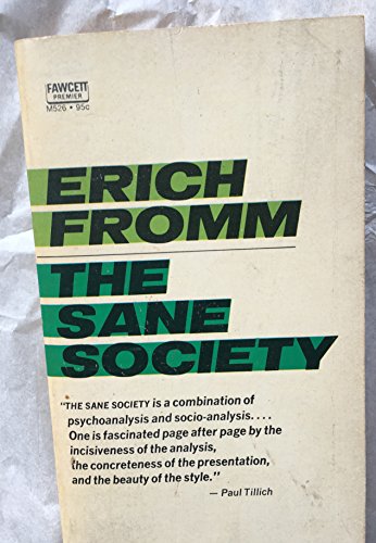 The Sane Society B00276CVUM Book Cover