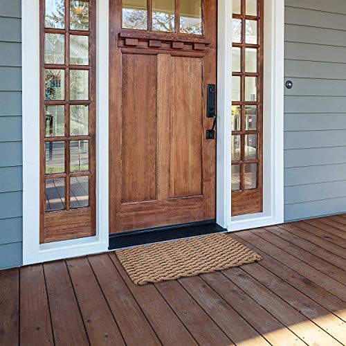 Rockport Rope Doormats 2034224 Indoor & Outdoor Doormats, 20" x 34", Tan