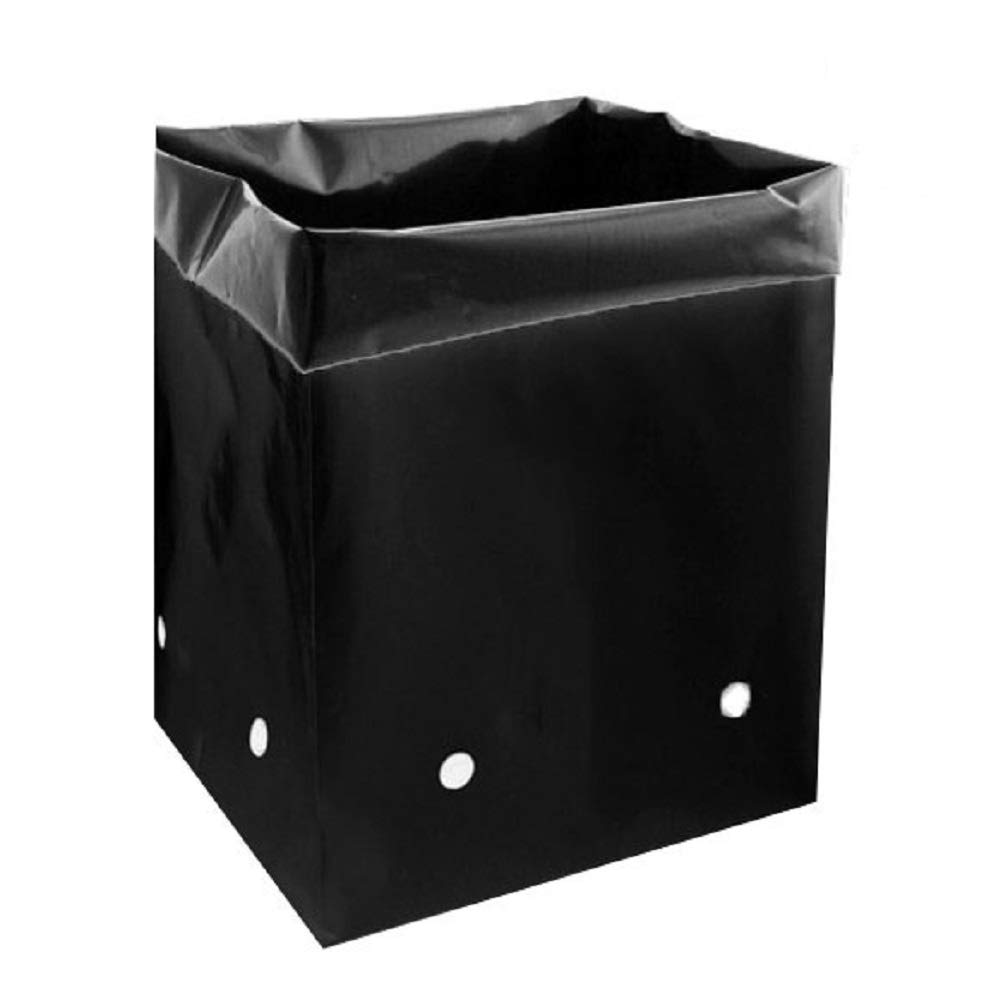 DL Wholesale Plastic PE Grow Bags for Plants (All Black) (1 Gallon, 1,800 Bags)