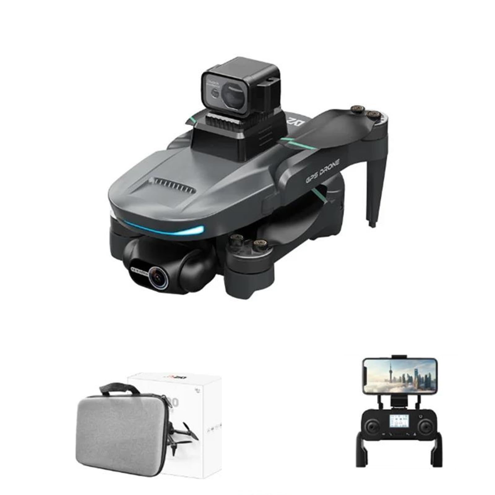 Single battery,OAS,dron l200 pro max gps z 2-osiowym gimbalem, profesjonalna kamera 4k hd z funkcją antywstrząsową, dron fpv, 360°, quadrocopter z funkcją omijania przeszkód