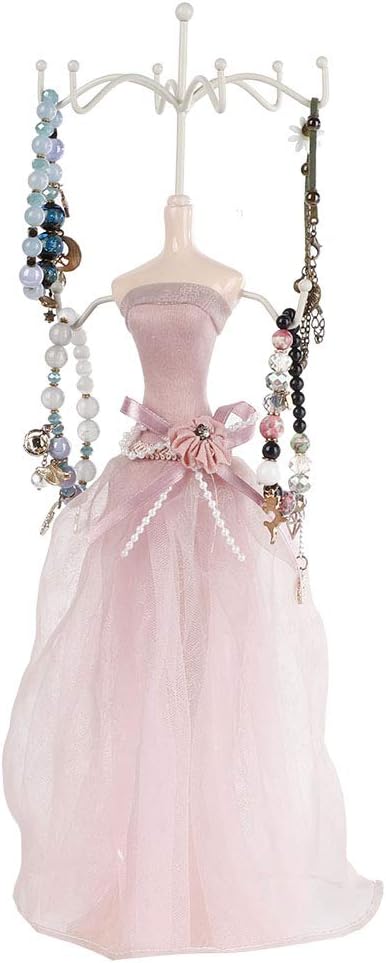 Fashion Jewelry Display Stand, Jewelry Rack, Dress Form Earring Necklace Ring Holder Stand, for Girls (Big Model)
