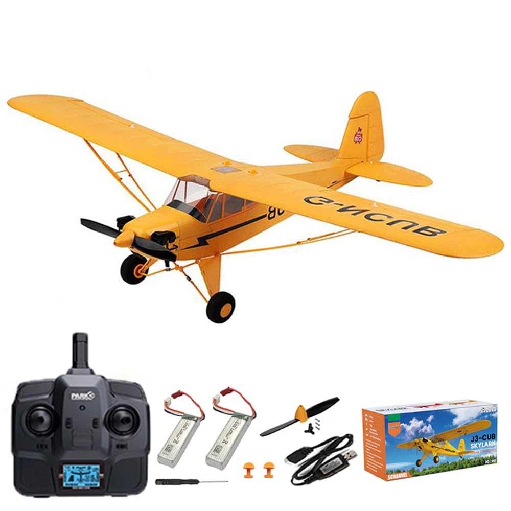 Amazon.com: Park10 Toys RC Plane Upgrade 5 Channels 3D/6G J3-CUB