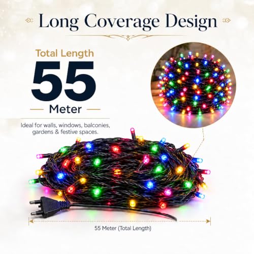 One94Store Store One94Store 55m Multicolor Rice Lights (Pack of 2) - Image 3