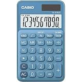 Casio SL-310UC-BU Calcolatrice Tascabile, Blu
