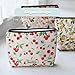 BornSiiren Cherry Makeup Bag Cosmetic Bag for Women Toiletry Bag Zipper Pouch Organizer Travel Accessories Storage with Lining