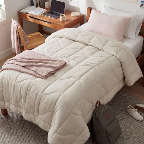 Bedsure Twin Comforter, Down Alternative Duvet Insert for All Season
