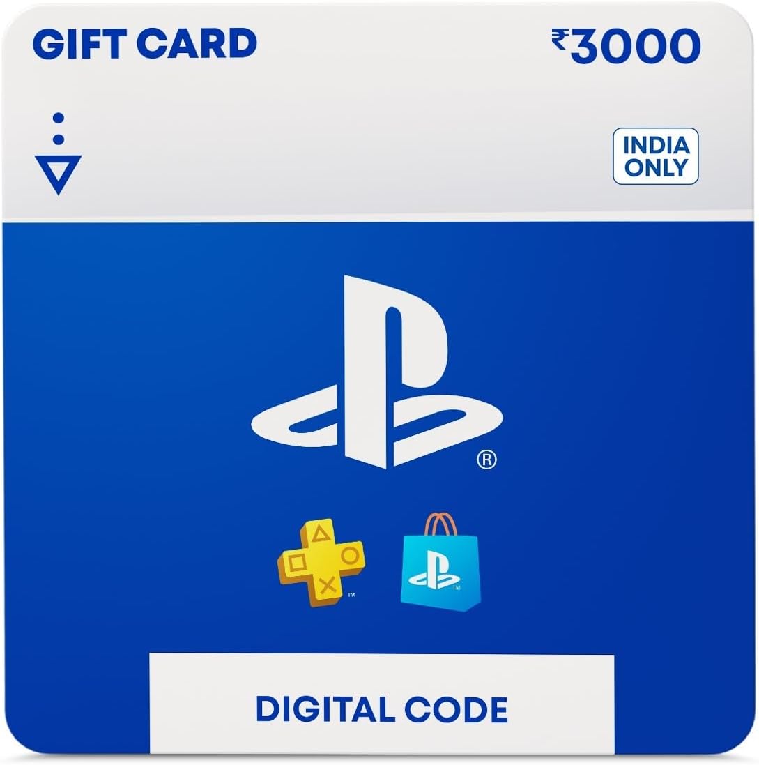 Rs.3000 Sony PlayStation Store Gift Card (Email Delivery in 1 hour- Digital Voucher Code)