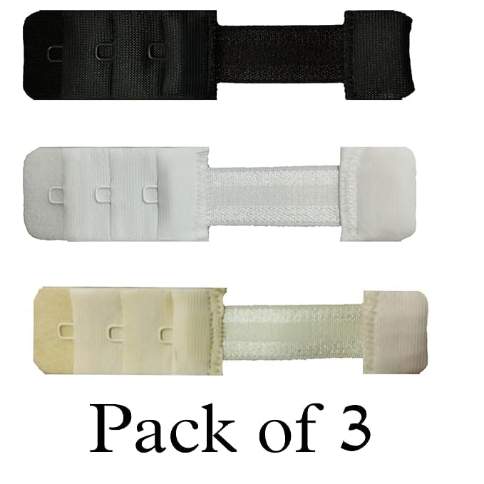 Image of Bra Extender 3x1 Hook Extender with Elastic Adjudtable
