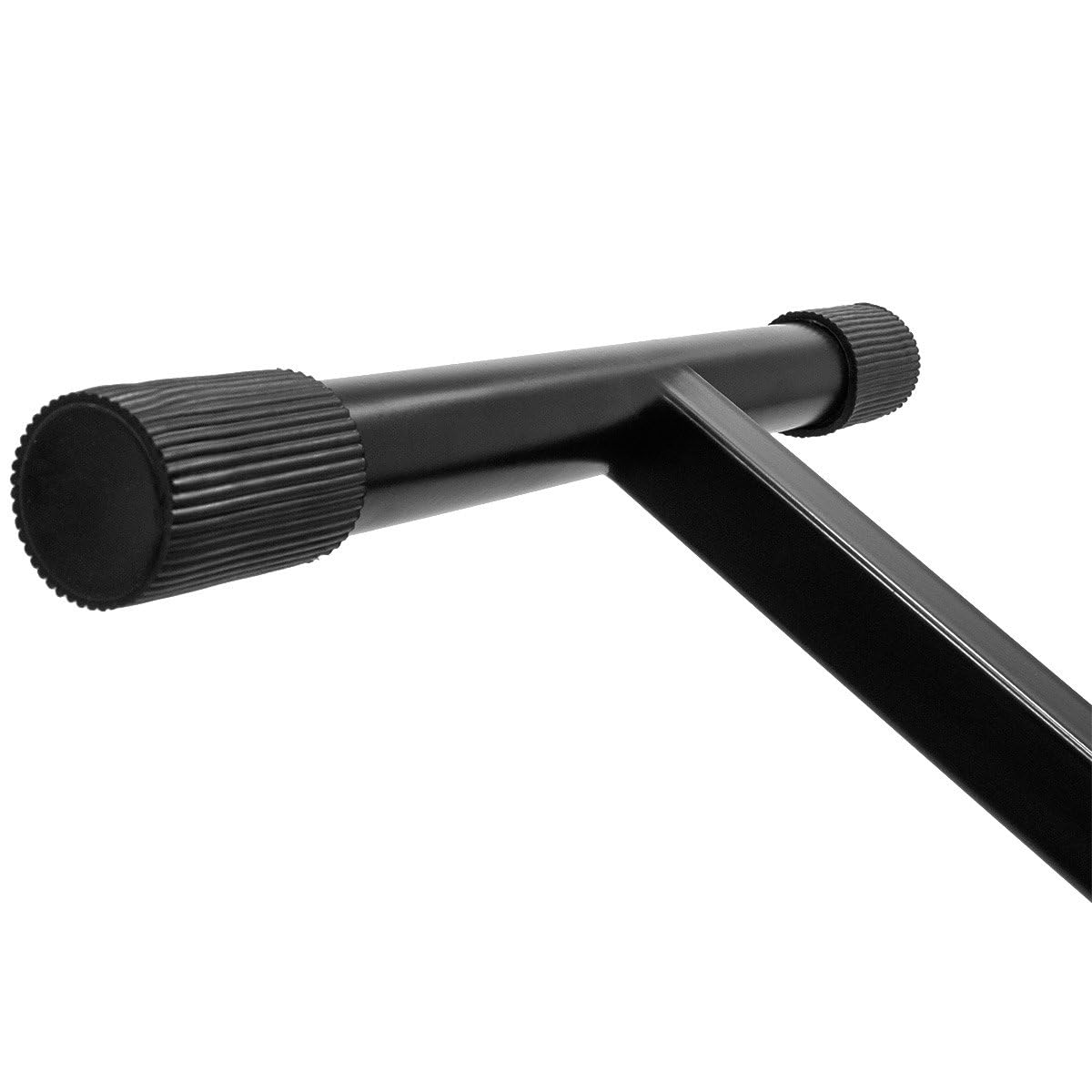 Banc de clavier en X Simili cuir noir BoomToneDJ ST-1 Hauteur réglable de 48 à 60cm Banquette pour piano pliable. Très confortable. Assise 510 x 250 mm.
