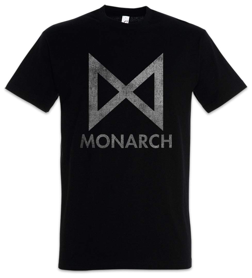 Urban Backwoods Men's Black Monarch Logo T-Shirt Size 2XL