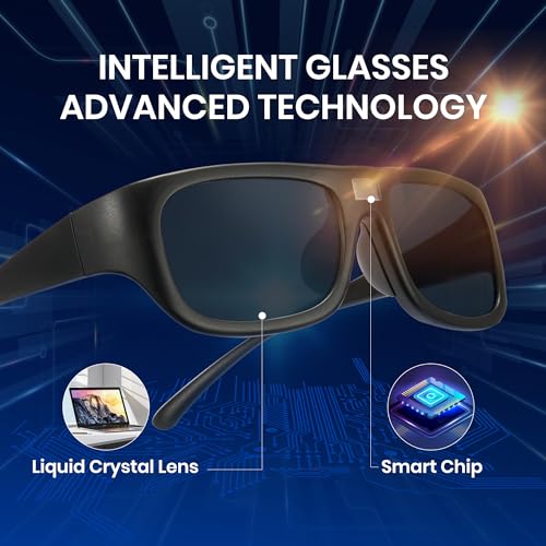 Cyxus 0.1 Seconds Smart Photochromic Sunglasses Men Women Polarized Sunglasses UV Protection with Blue Light Blocking P1153B024