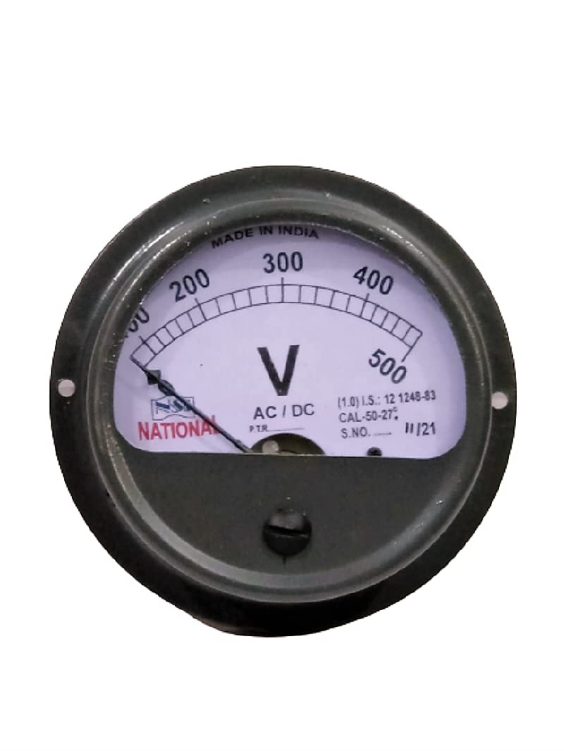 NATIONAL 4 INCH 500 V0LT METER ROUND