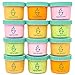 Sage Spoonfuls Big Batch Storage Set, 4 Ounce (Pack of 12)