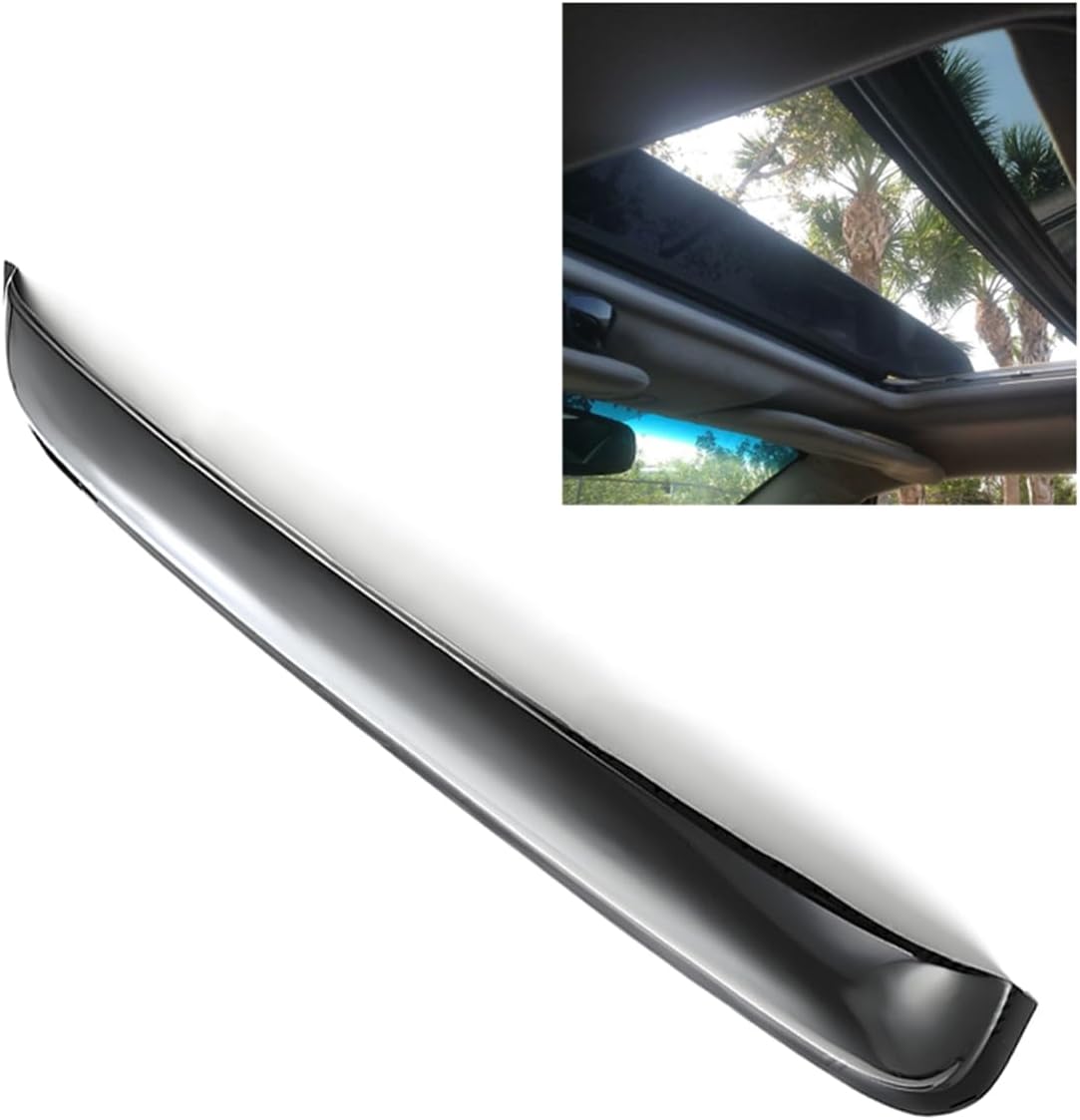 for Subaru 38" 98cm Top Window Visor Ultraviolet-Proof Sun Moon Roof Deflector Shade Rain Guard Sunroof Moonroof Wind Vent Black Deflecting Noise Waterproof