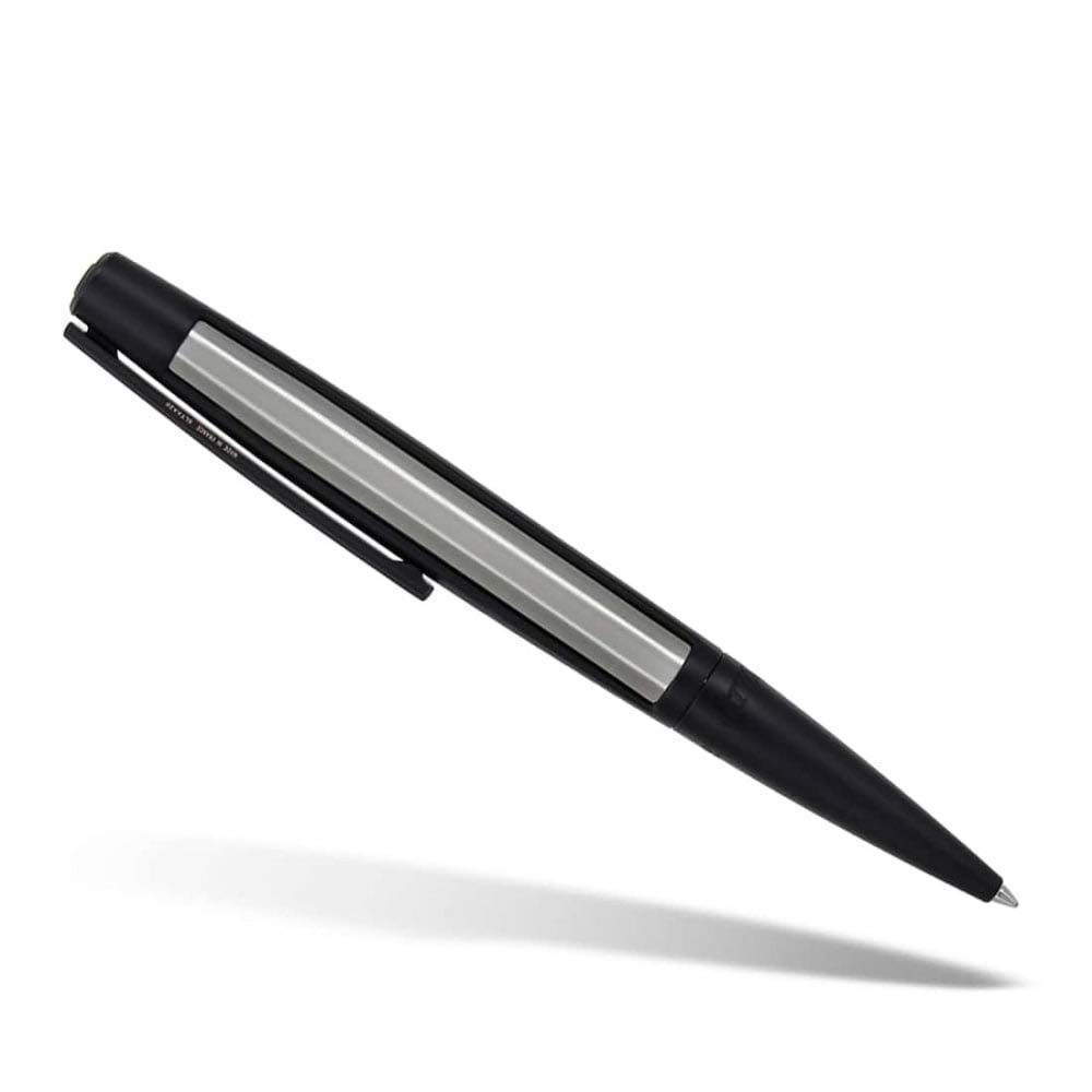 ST Dupont Dfi Ballpoint Pen in Chrome and Matt Black