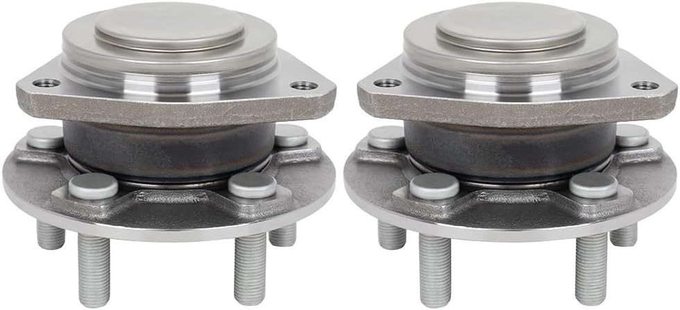 SCITOO Wheel Hub Wheel Bearing Assembly Rear 513325 fit for Chrysler 300 2012-2019 for Dodge CHALLENGER 2012-2019 for Dodge CHARGER 2012-2019 5 Lugs Wheel Hub Bearing Assemblies without ABS 2pcs