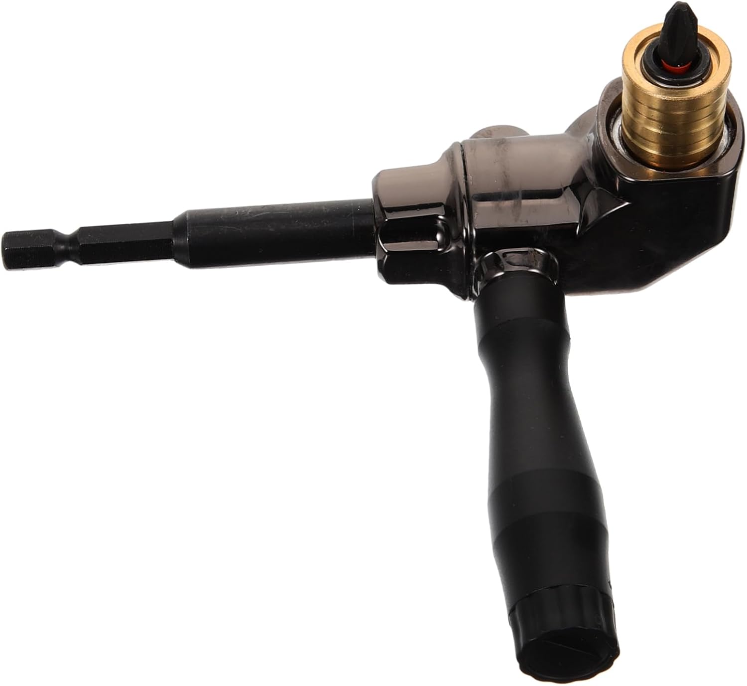 Mipcase 4pcs Right Angle Drill Attachment Driver Socket Adapter for Tight Spaces Drill Extension Bit Holder for Tightening Tasks