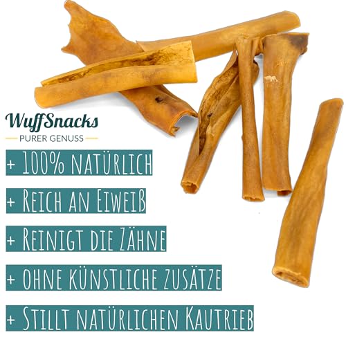 Pferdekopfhaut für Hunde I 1 kg I getrocknete Pferdehaut I Pferdefleisch für Hunde I Hundeleckerli Pferd fettarm I Leckerlies für Allergiker von Wuffsnacks