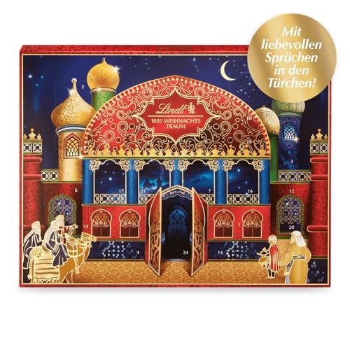 Calendarios de adviento de chocolate 12 Lindt & Sprüngli 1001 Christmas Dream Advent Calendar, 281g