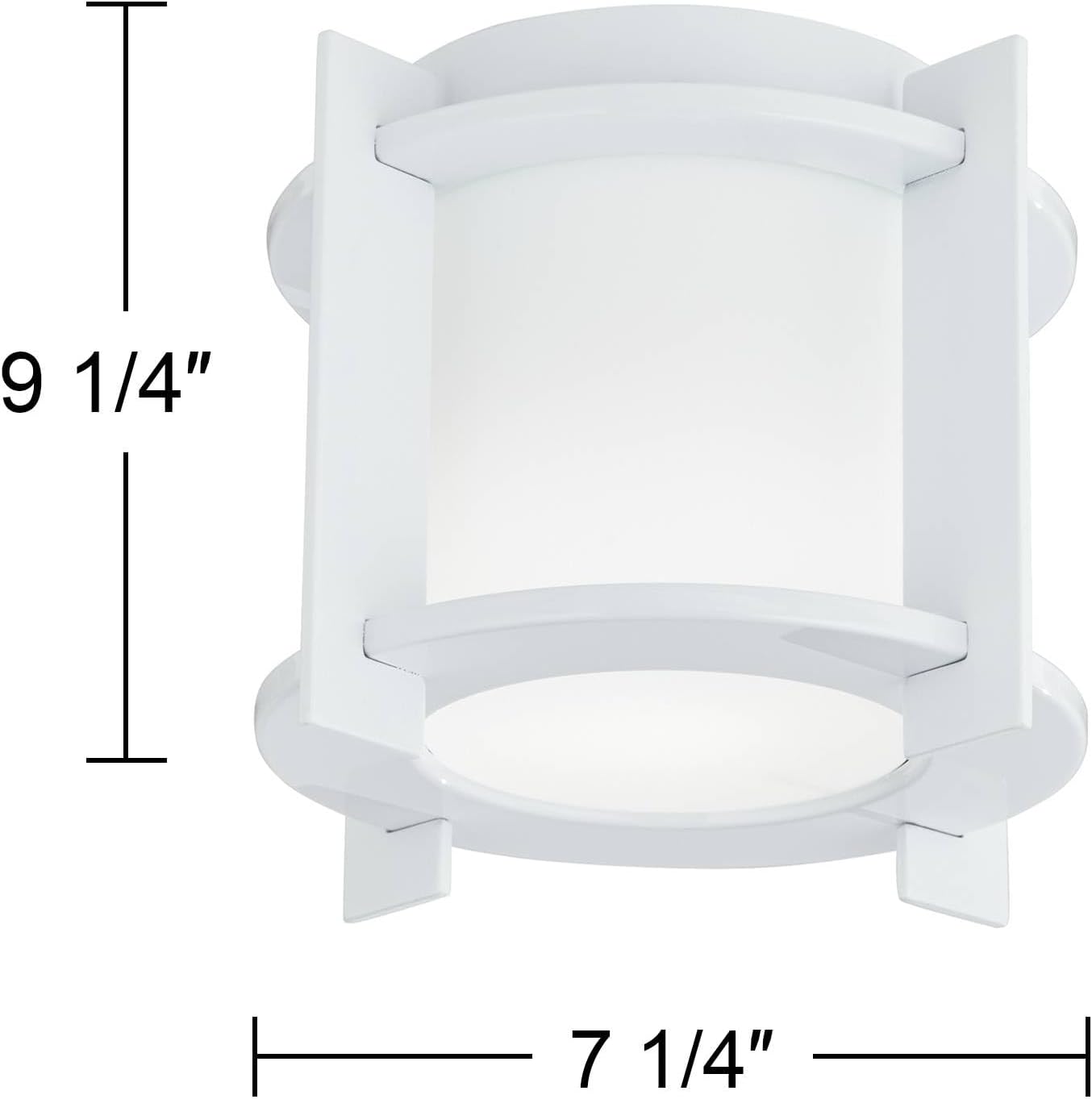 Casa Vieja White Damp Universal 1-Light LED Light Kit