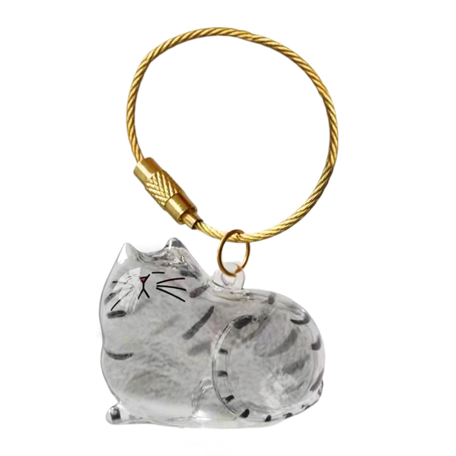Pendaglio Portapeli di Gatto Accessorio Portachiavi per Ricordo di Cane Ciondolo Memoriale Porta Peluche