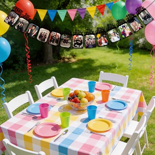 Image of Congrats Grad Photo Banner for Graduation Decorations 2026 2027 | K-12th Picture Banner Senior 2026 Decor for Middle High School College Class of 2026 Graduation Party Decorations Supplies