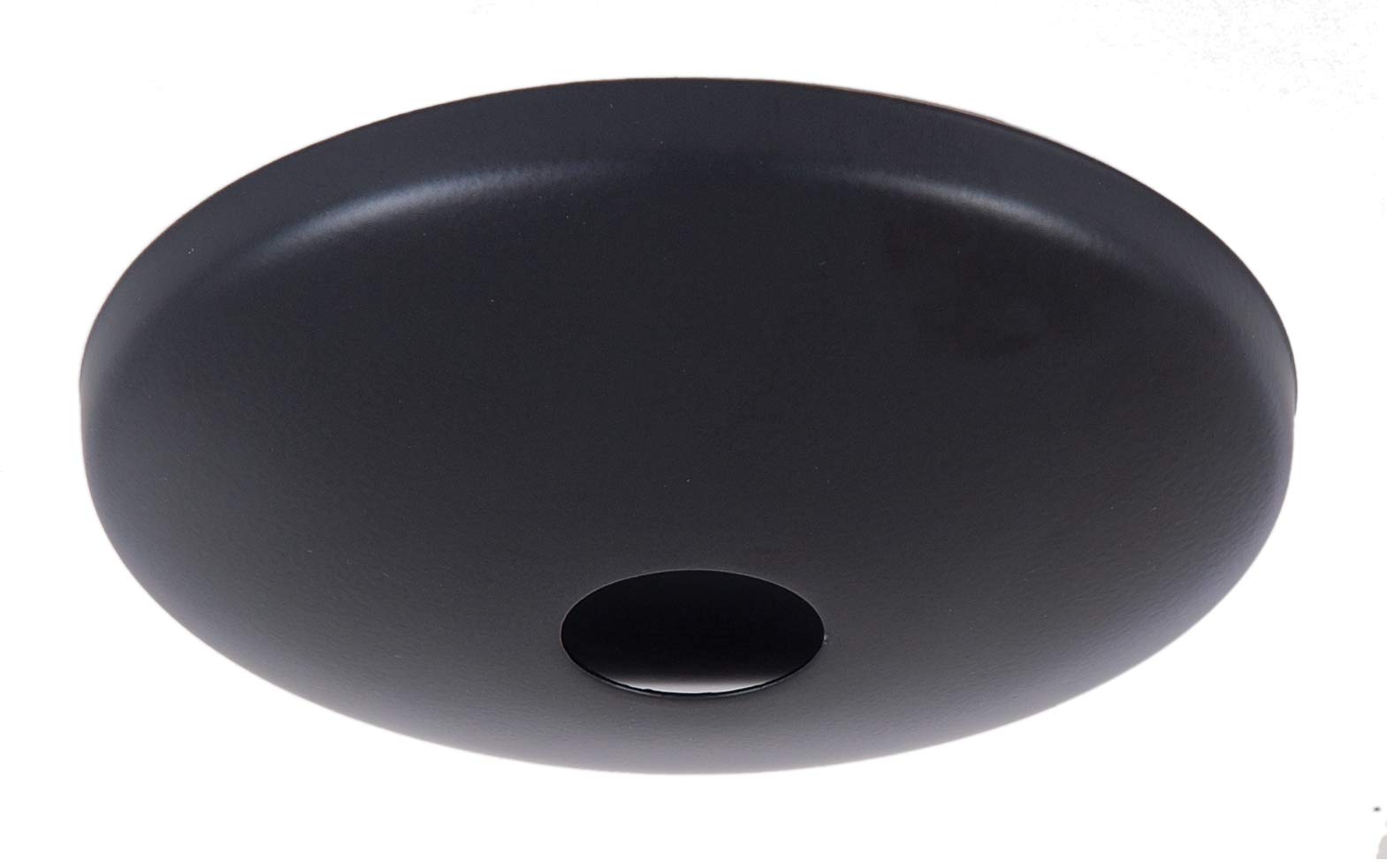 B&amp;P Lamp® Black Screw Collar Ceiling Light Canopy Plate, Hardware Not Included