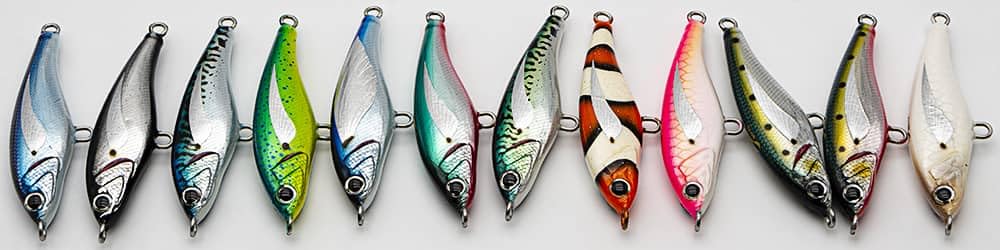 JACK FIN PELAGUS 75S - Esche Italiane Fatte A Mano 75mm 17gr, Edizione Limitata (Multicolore)