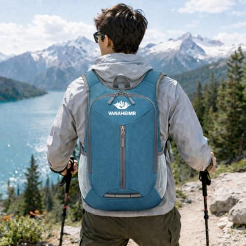 Mochila Plegable Ligera Resistente al Agua Verde miniatura 2