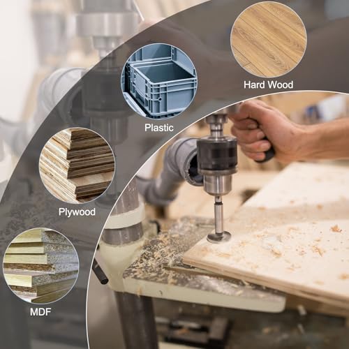 Mèche Forstner 46 mm M METERXITY pour perçage précis du bois dur et MDF