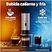 Imagen de MMOBIEL Cafetera Portátil Máquina de Café Espresso de Eléctrica con Soporte