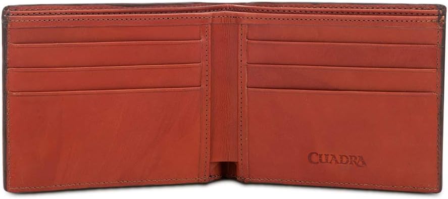 Cuadra Men's Wallet in Genuine Deer Leather Brown, B2910VE