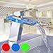 Produktbild BONADE Armatur Waschtischarmatur LED RGB Farbewechsel Glas Wasserfall Auslauf Wasserhahn Badarmatur Mischbatterie für Bad/Badezimmer Waschbecken