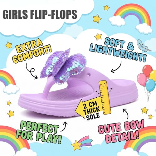Image of Bunny Kids slides, Girls Slides Non-slip Summer Beach Pool Shoes Toddler Cartoon Slide Sandals Indoor& Outdoor Garden Slippers Shower Shoes