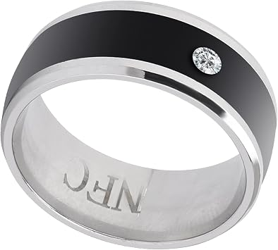 NFC Ring,Smart Ring Android,NFC Multifunction Smart Rings Magic Wearable Device Universal for Mobile PhoneSize 9 size11