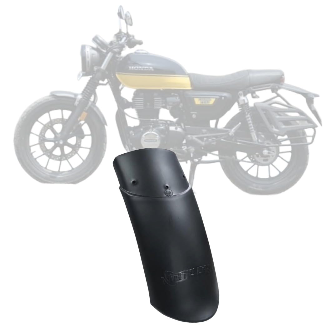 Hybrid Motors Universal Front Fender Mud Flap, Motorcycle Mudguard Extender, ABS Splash Guard, Compatible with H-onda CB350RS, CB300R, NX200 & NX500-image-40