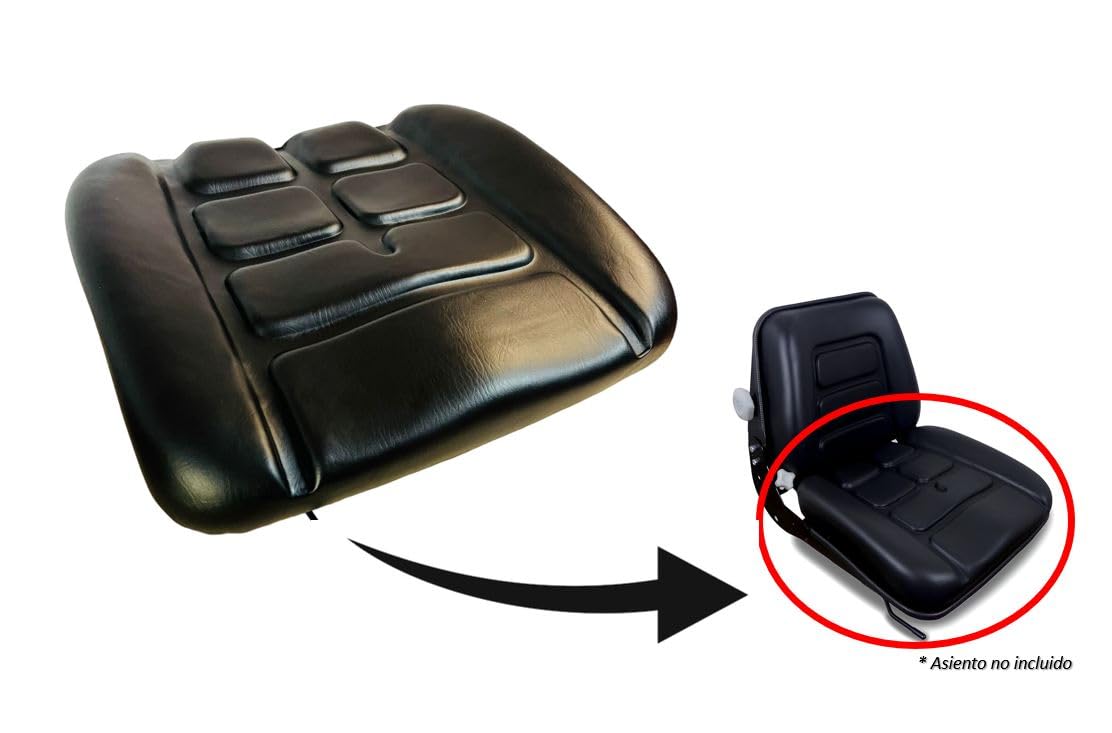 Culera Asiento Estándar RM53 para Carretilla Elevadora - Culera de Repuesto para Asiento de Carretilla Elevadora y Maquinaria Agrícola, incluye Micro Interruptor