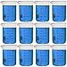 150ml Beaker, Low Form Griffin, Borosilicate 3.3 Glass, Double Scale, Graduated, Karter Scientific 232P2, (Pack of 12)