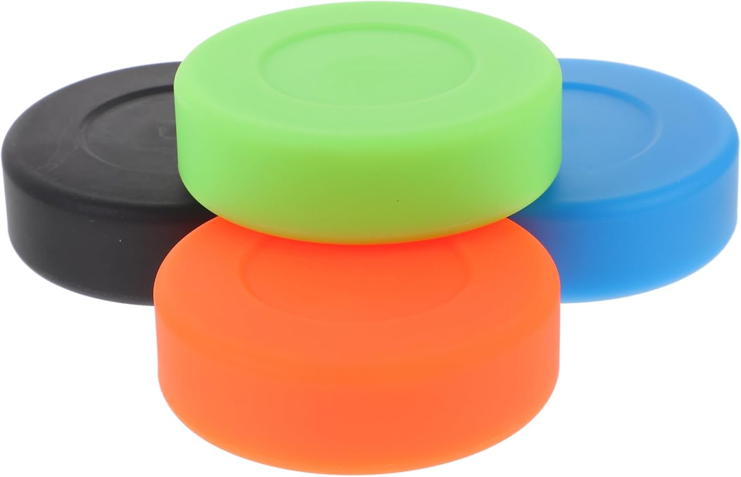 Mipcase 4pcs Ice Hockey Pucks Training Pucks for Hockey for Practicing Low Friction Official Regulation