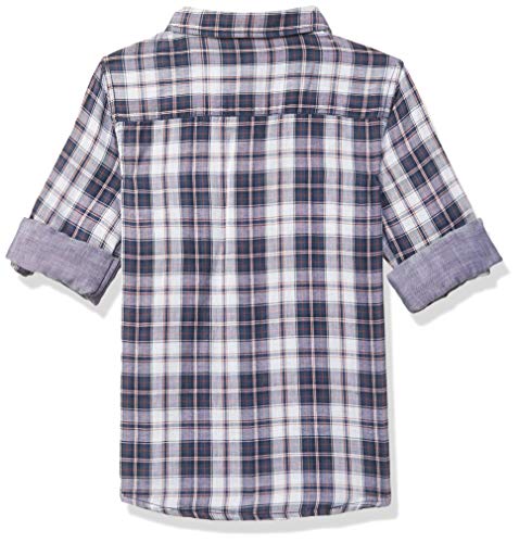 Image of Amazon Brand - Jam & Honey Boy's Regular Button Down Shirt (PAG-127 Grey 2 3-4 Years)