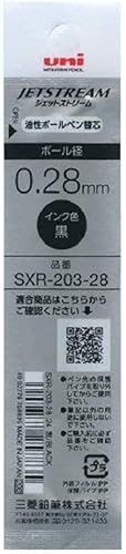 Miniatura 4 de amazdone uni Jetstream EDGE - Recambios de bolígrafo a base de aceite de 0.011 in (SXR-203-28 negro) paquete de 10 notas adhesivas