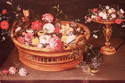 Affiche de fleurs Jan l'Ancien Brueghel : impression sur toile salon 60x90