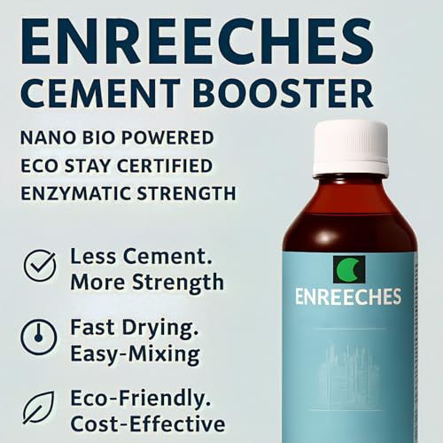 Image of Nano.Bio's Enzymatic Concrete Booster| self-healing,self-Curing & Water proofing Additive for cement, Increase strength & Durability | Technology for Eco-Smart Construction| NBA01CCB01 Pack of 1