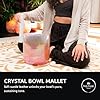 Meinl Sonic Energy Crystal Singing Bowl Suede Mallet Resonant Rod — for Meditation, Yoga, Sound Baths, Chakra Healing #1