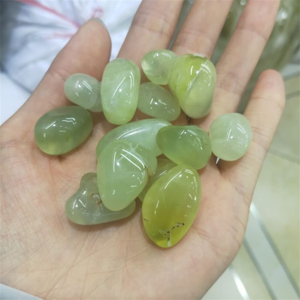 Decoración del hogar, prehnita Natural, Oro, UVA, Cristal de Cuarzo, Piedra de Grava, decoración caída, Cristales de Cuarzo Natural, Piedras for Acuario Inicio Colecciones (Size : 200g)