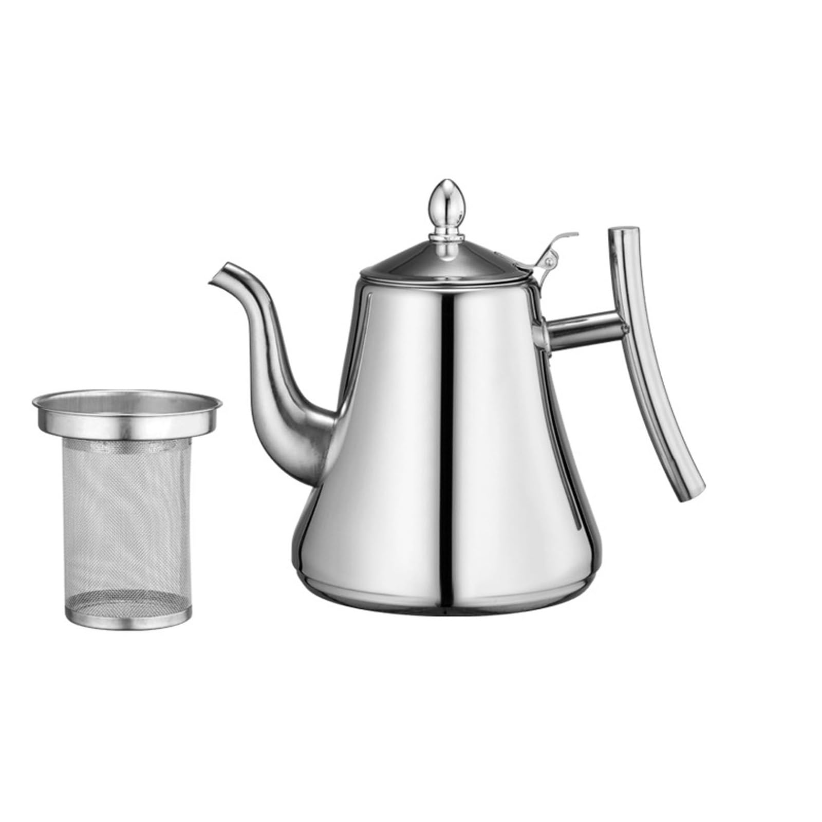 Tsophreniq Stainless Steel Water Kettle Tea Pot Food Grade Gooseneck Coffee with Spout for Water Coffee Stainless Steel